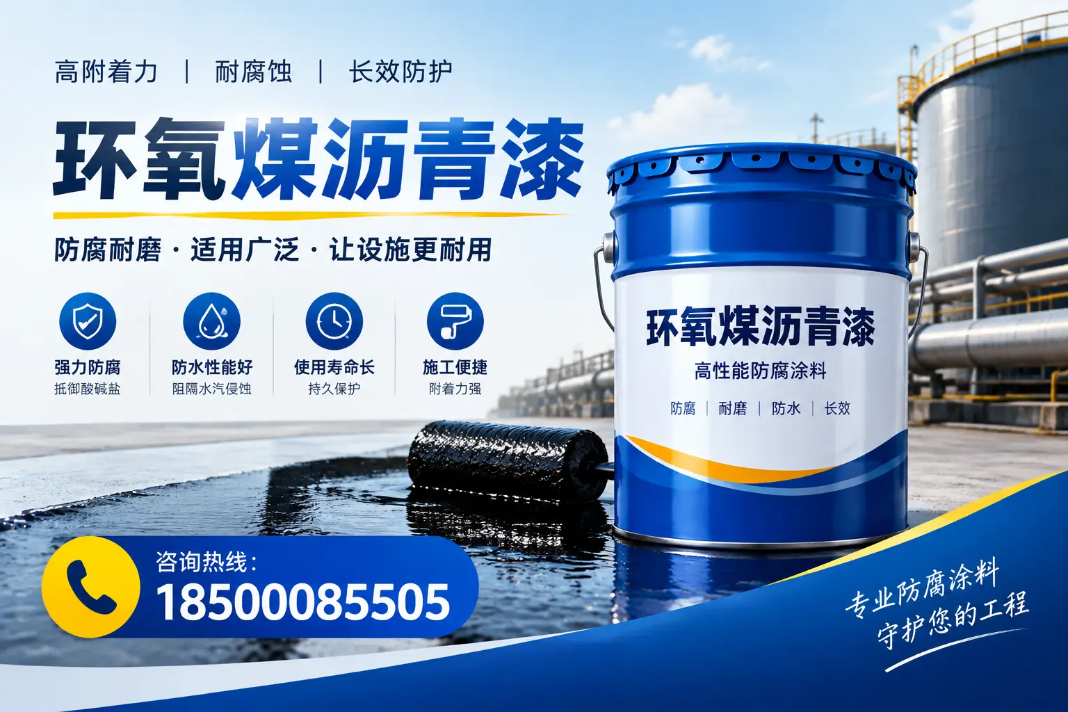 环氧煤沥青漆与其他涂料的对比分析，助力鹤岗企业决策